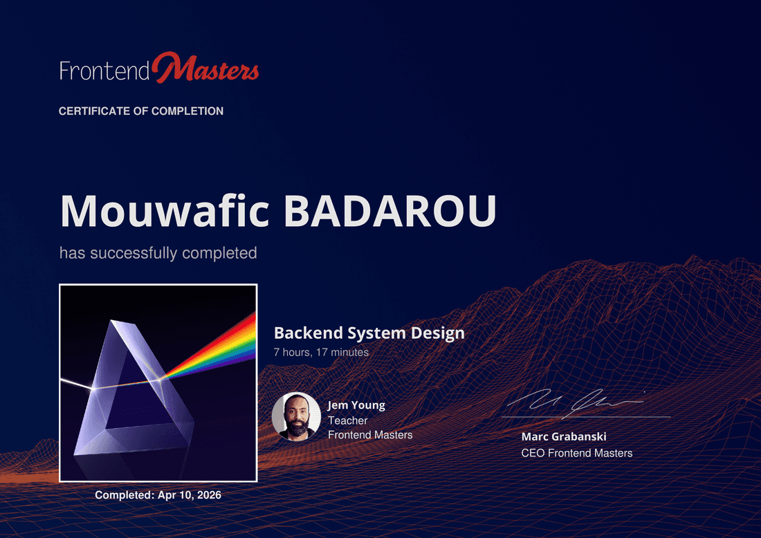 Backend System Design
